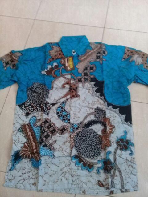 Kemeja Batik Pria Ppbtk07 Wsa04 Lengan Pendek Kode 17 /kemejapria/kemejabatik/batikpria/batikmodern