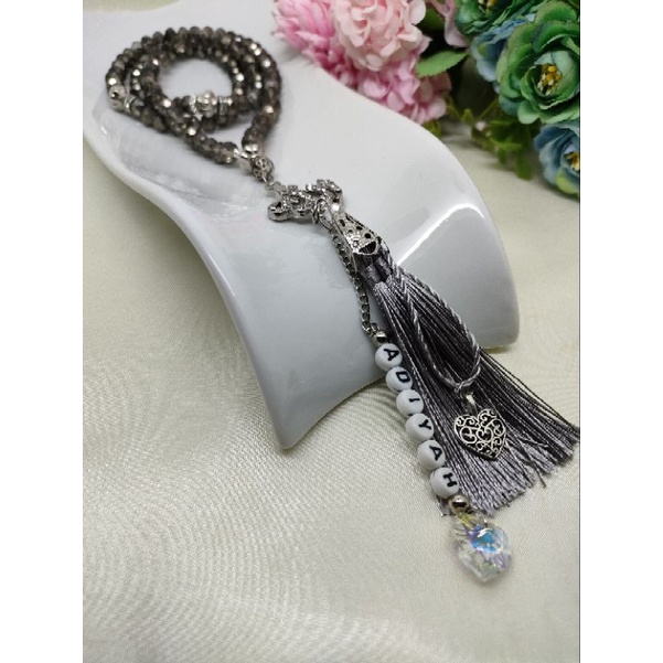 TASBIH KRISTAL CUSTOM NAMA