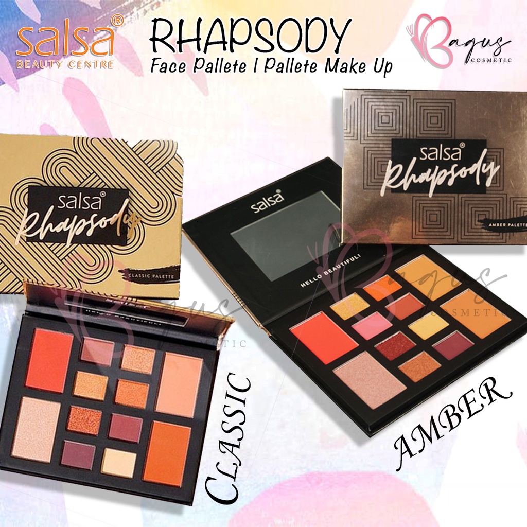 ⭐BAGUS⭐ SALSA RHAPSODY FACE PALLETE | Palet Make Up