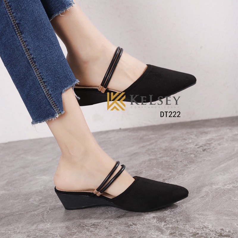 (GRATIS ALAS KAKI) Nicole Sandals Heels Wanita Kelsey Heels DT222