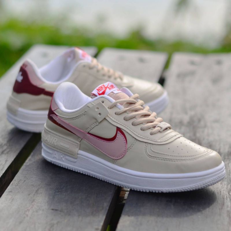 100% IMPORT PREMIUM 0NIKE AIR FORCE 1 ONE SHADOW PACK IVORY SPRUCE AURORA PREMIUM QUALITY