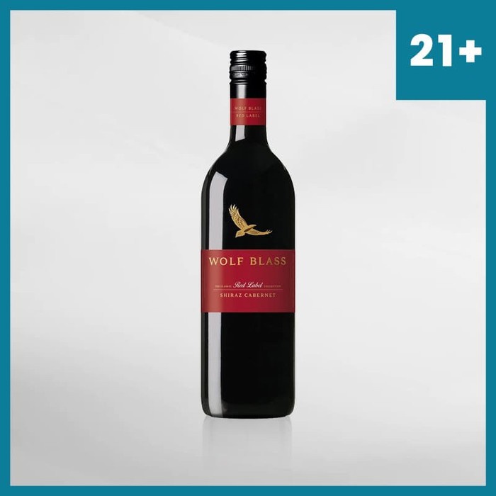 Wolf Blass Red Label Shiraz Cabernet Sauvignon 750Ml ( Original &amp; Resmi By Vinyard )