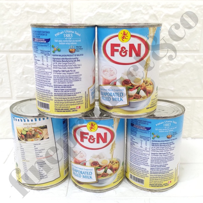 

Ee51 Susu Evaporasi / Evaporated Fn / F&N 380 Ml / Susu Cair 6Gggddv