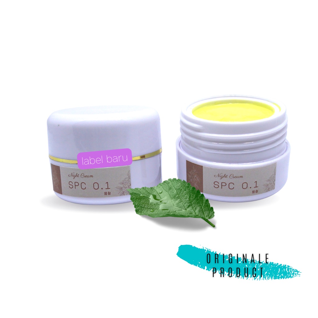 Krim malam SPC 0.1 memutihkan wajah dan memudarkan flek permanen