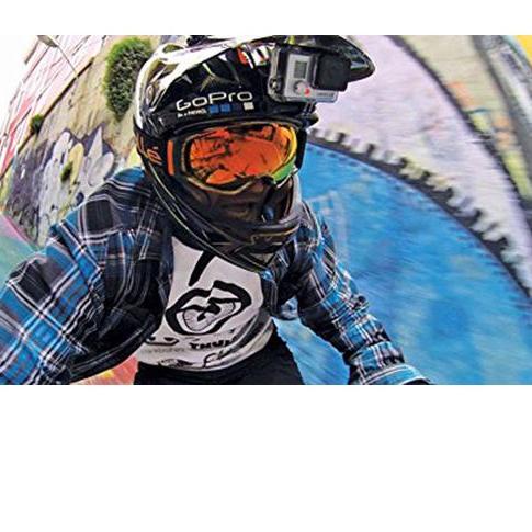 ☇ Mounting Kamera Go Pro Helm Dudukan Kamera Di Helm Holder Camera Pocket Vlog wadah kecil stabilize