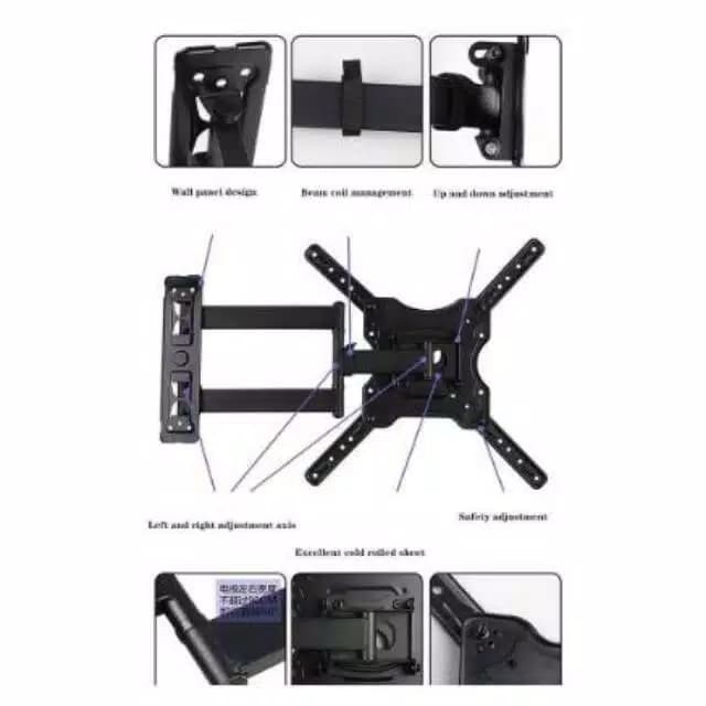 BRACKET TV | BRACKET SWIVEL | BRACKET TV SWIVEL | SIZE 32 - 55 INCH