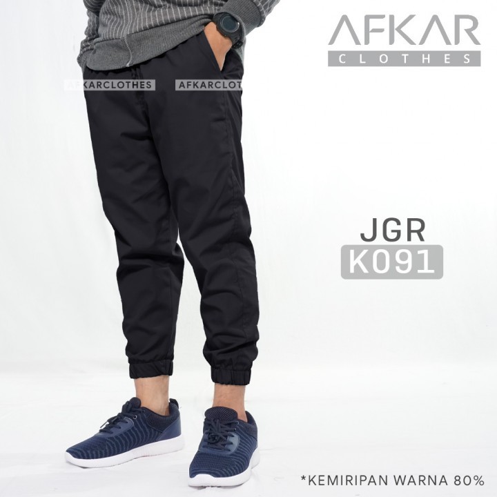 Celana Jogger Pria Panjang Bawah Karet Bahan Katun Big Size
