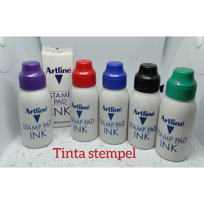 

tinta stempel artline pakai bantalan stempel