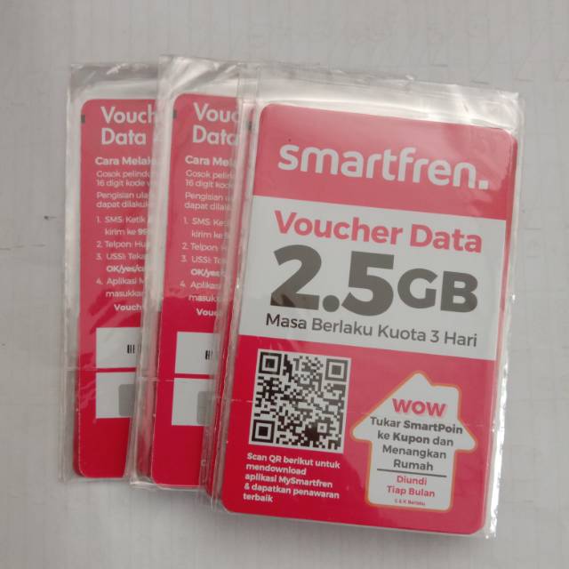Voucher Kuota Data Smartfren 2,5 GB