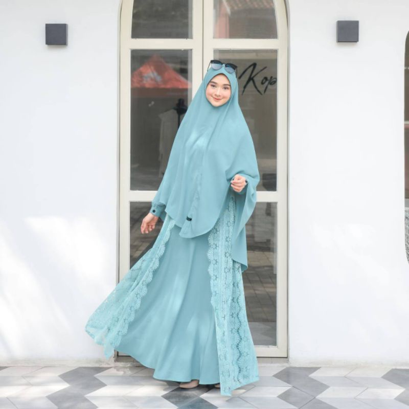 Brukat Salur gamis set by Mumtaz Hijab | Gamis pesta