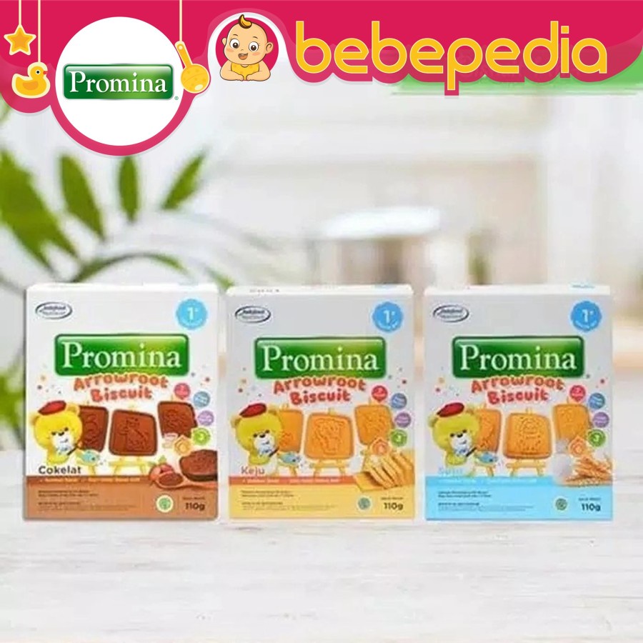 PROMINA BISKUIT BAYI ARROWROOT BISCUIT 1+ 110G | SNACK BAYI