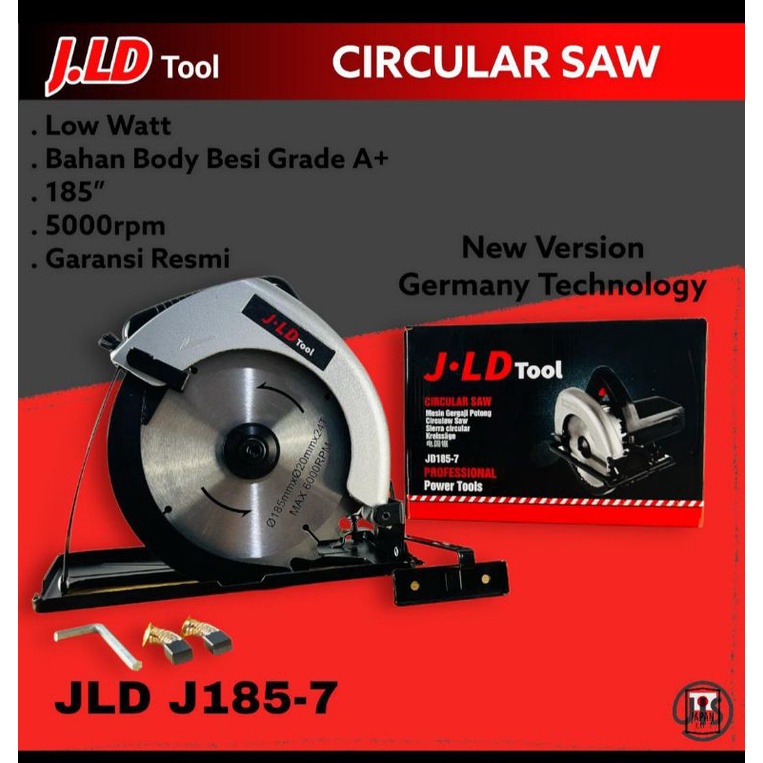 Circular saw JLD type 1857 mesin gergaji kayu ekonomis fullset