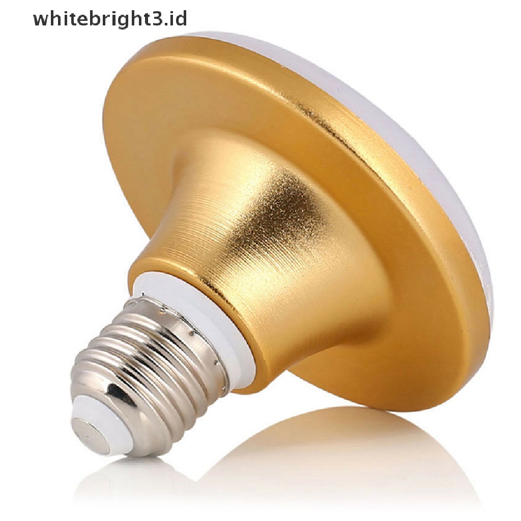 (whitebright3.id) Lampu Bohlam UFO LED 12W 18W 24W 36W 50W 220V E27 Warna Putih