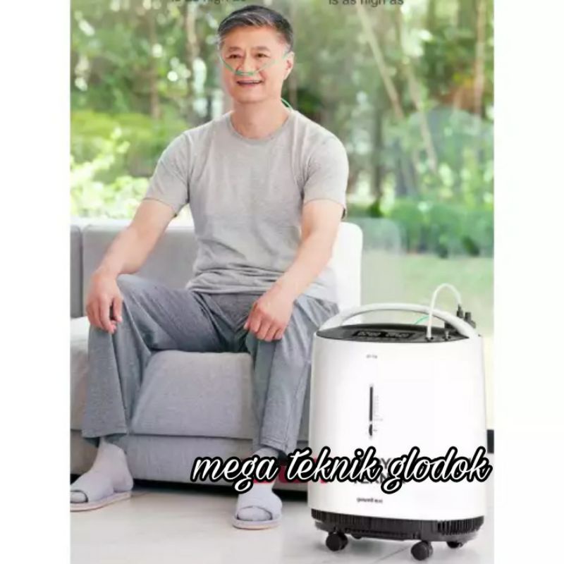 Mesin Oksigen Concentrator Oxygen Yuwell YU500 Alat Bantu Pernafasan
