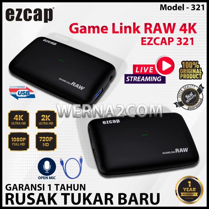 Ezcap321 Video Capture Hdmi 4K Gamelink Raw Streaming