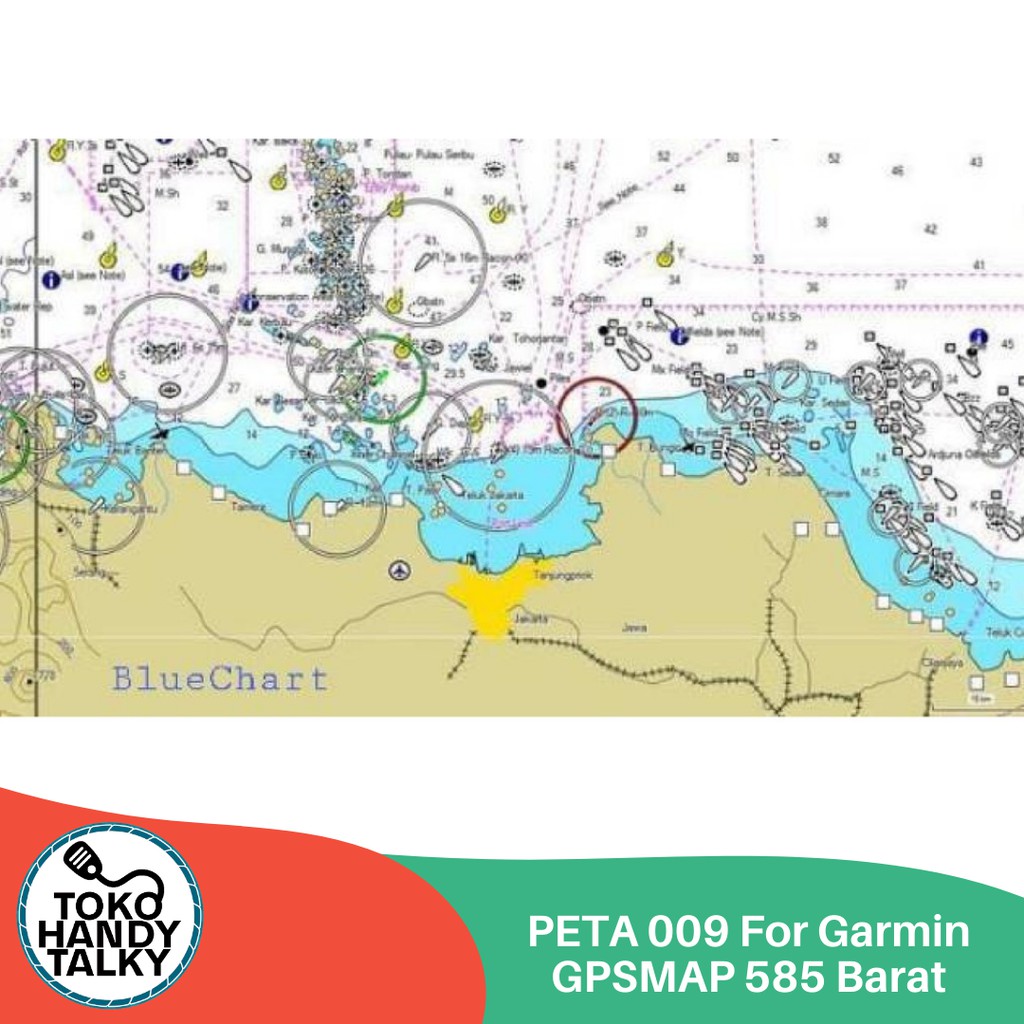 PETA 009 FOR GARMIN GPSMAP 585 BARAT