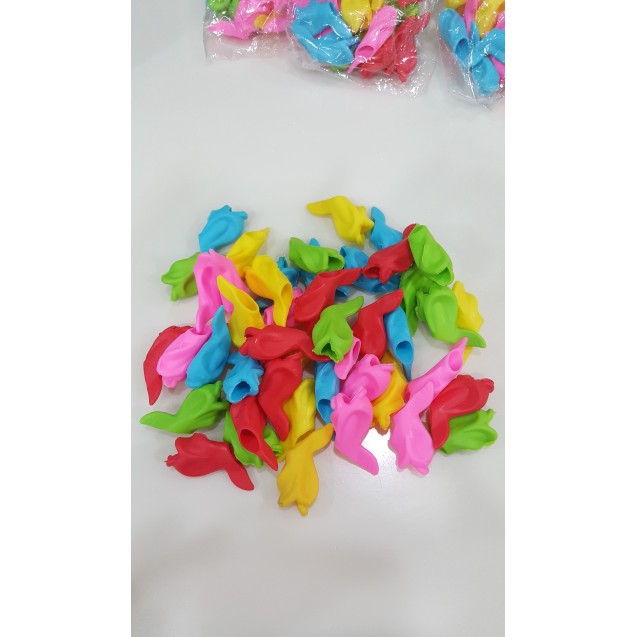 

TERLARIS Dolphin Pencil Helper Pencil Holder Pencil Grip Silicone Rubber