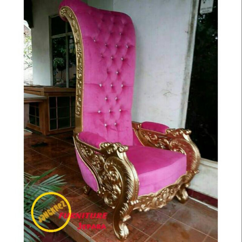 kursi sofa single bellagio ukir