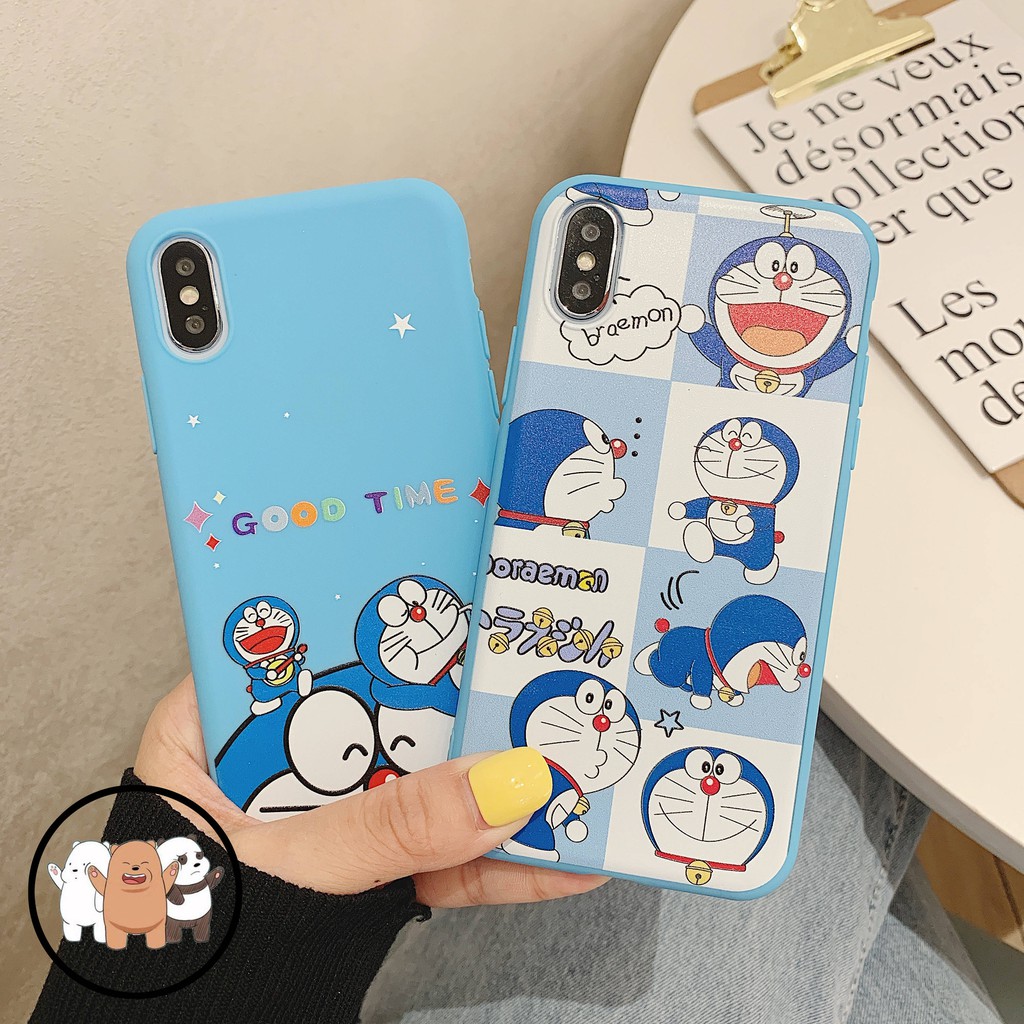 Vivo Y91 Y93 Y95 V11 V15 Pro Y81 V7 V5 Y17 Y71 Tpu Case Cover Soft Shell Anti Jatuh Kartun Doraemon