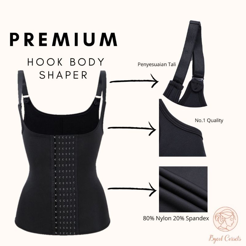 Byeol Corsets - Korset Gym Penyangga Dada Gym Fitnes Vest Bodysuit Corset