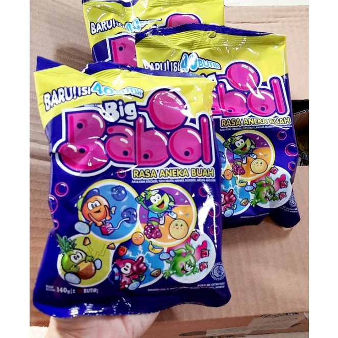 

Big Babol Permen Karet Rasa Aneka Buah 140gr