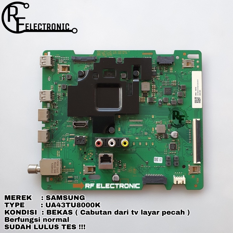 MB MOBO MAINBOARD MESIN TV LED SAMSUNG UA43TU8000K UA 43TU8000K 43TU8000