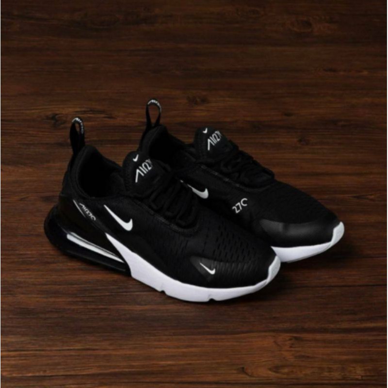 NIKE AIRMAX 270 MAN BLACK WHITE AND GOLD IMPORT PREMIUM QUALITY