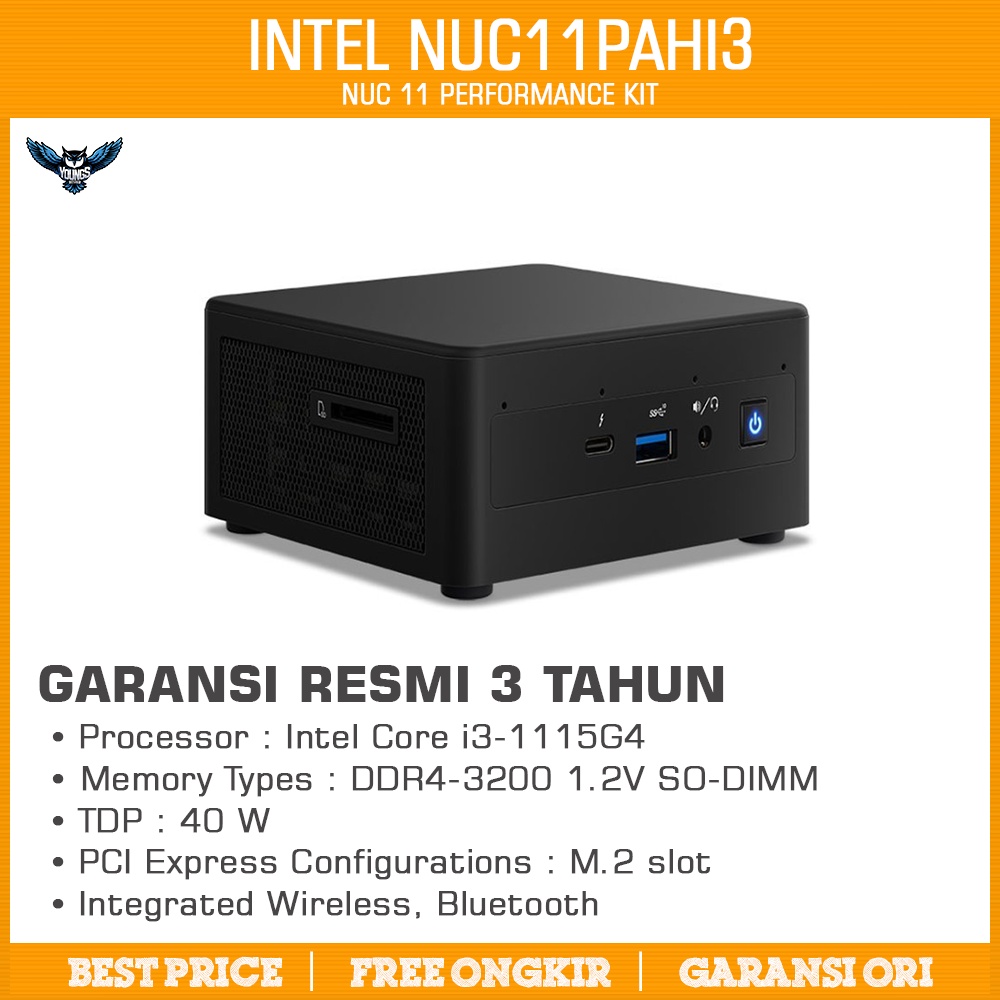 Mini PC Intel NUC 11PAHi3 - i3 1115G4 (Barbone) NUC11PAHi3