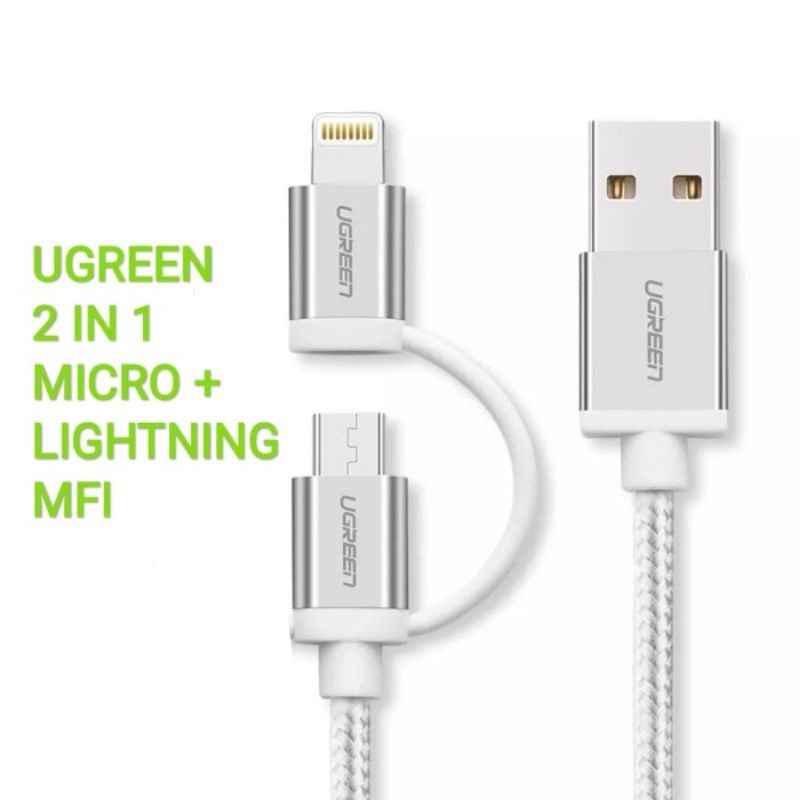 Ugreen Kabel Usb to Lightning MFI - Kabel Ugreen Lightning Iphone Mfi