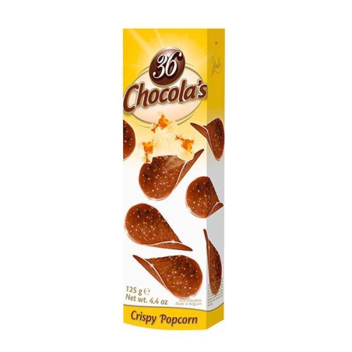 

36 Chocola's Milk Chocolate Crispy Popcorn - Cokelat Susu Rasa Jagung