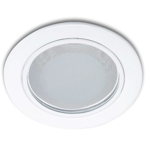 PHILIPS DOWNLIGHT 13803 Glass Recessed White | Rumah Lampu E27 100mm dengan Kaca