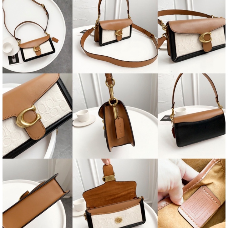 (grab) 73995 91215 76105 3700 4606 coach All Leather Material Women Shoulder Bag Cross Body Bag