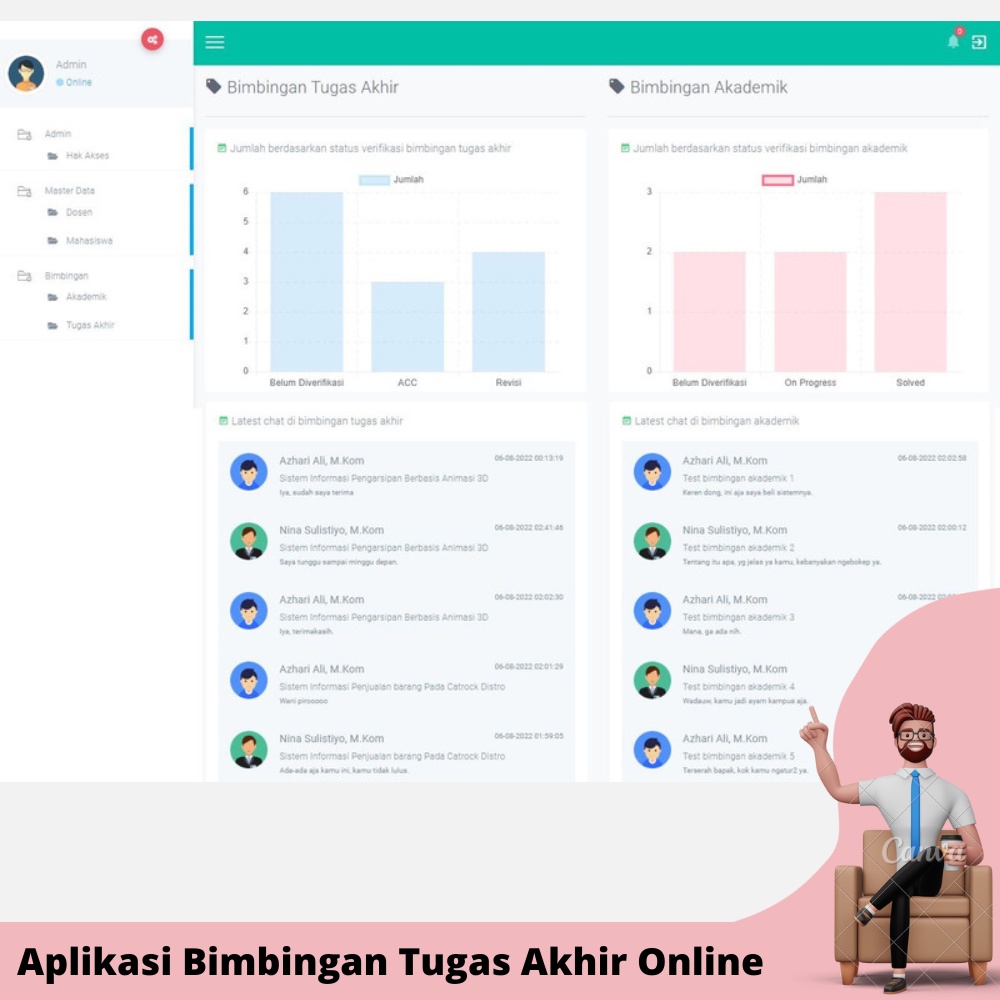Aplikasi Bimbingan Tugas Akhir Online