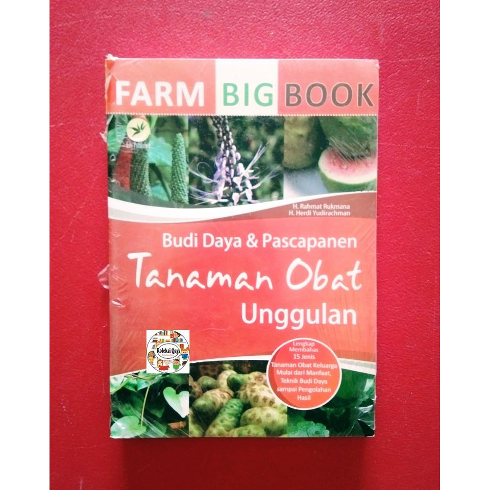 Jual Buku Farm Big Book : BudiDaya Dan Pascapanen Tanaman Obat Unggulan ...