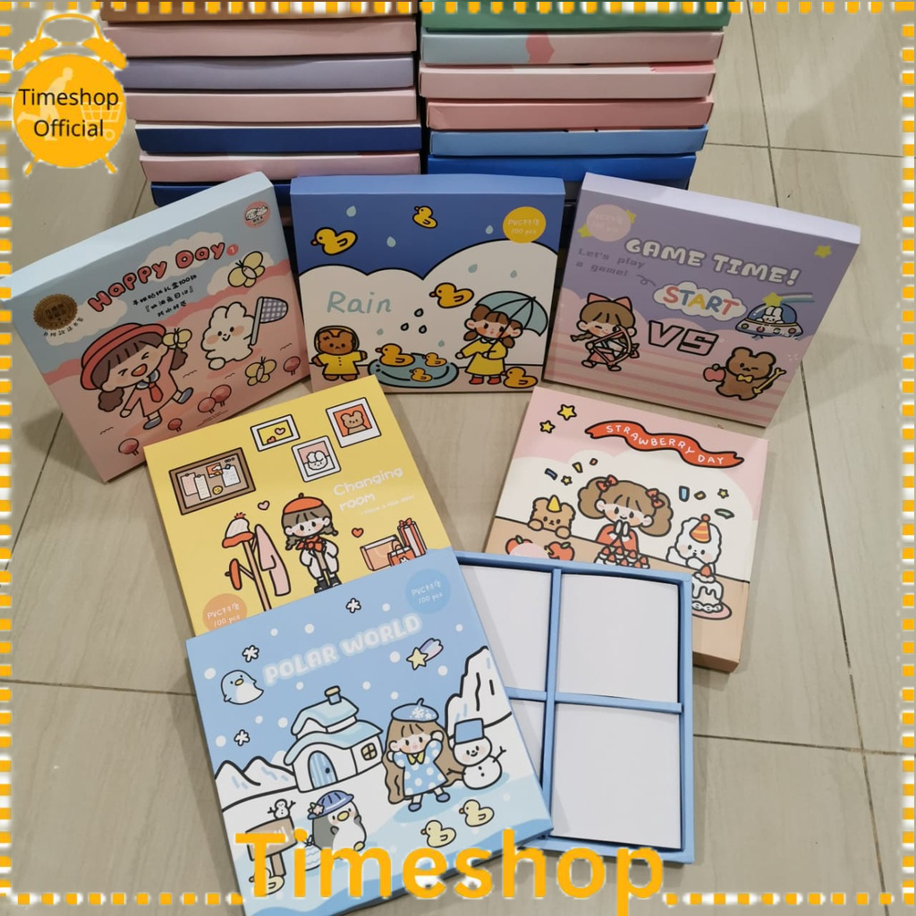 [BISA COD] Box Sticker KOSONG / Kotak Stiker Kosong