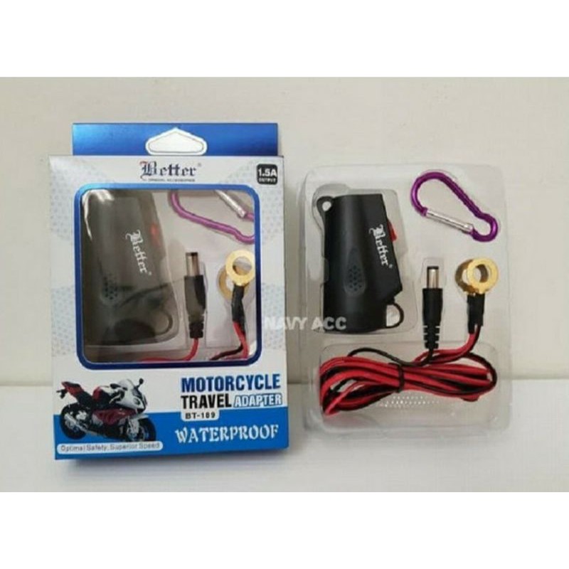 charger hp pada aki  motor BETTER port usb