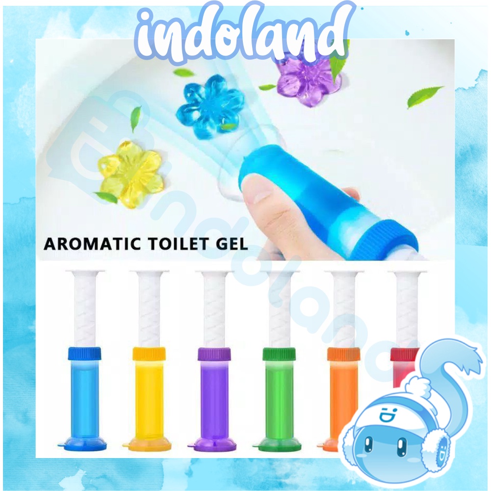 ☀ INDOLAND ☀ GEL PENGHARUM CLOSET - PARFUME TOILET - STERIL PEWANGI WC - FRAGRANCE GEL TOILET CLEANER KLOSET R606