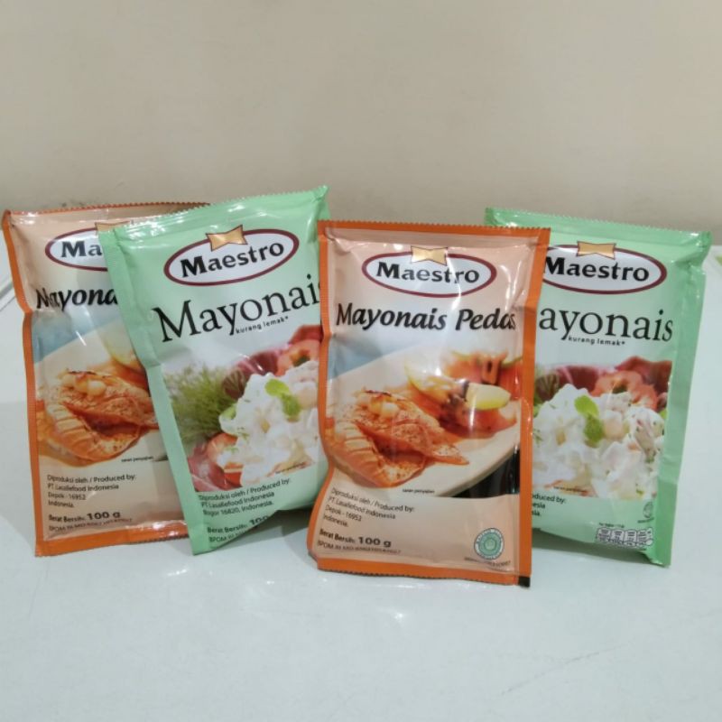 Mayonaise Maestro Original dan pedas 100 gr