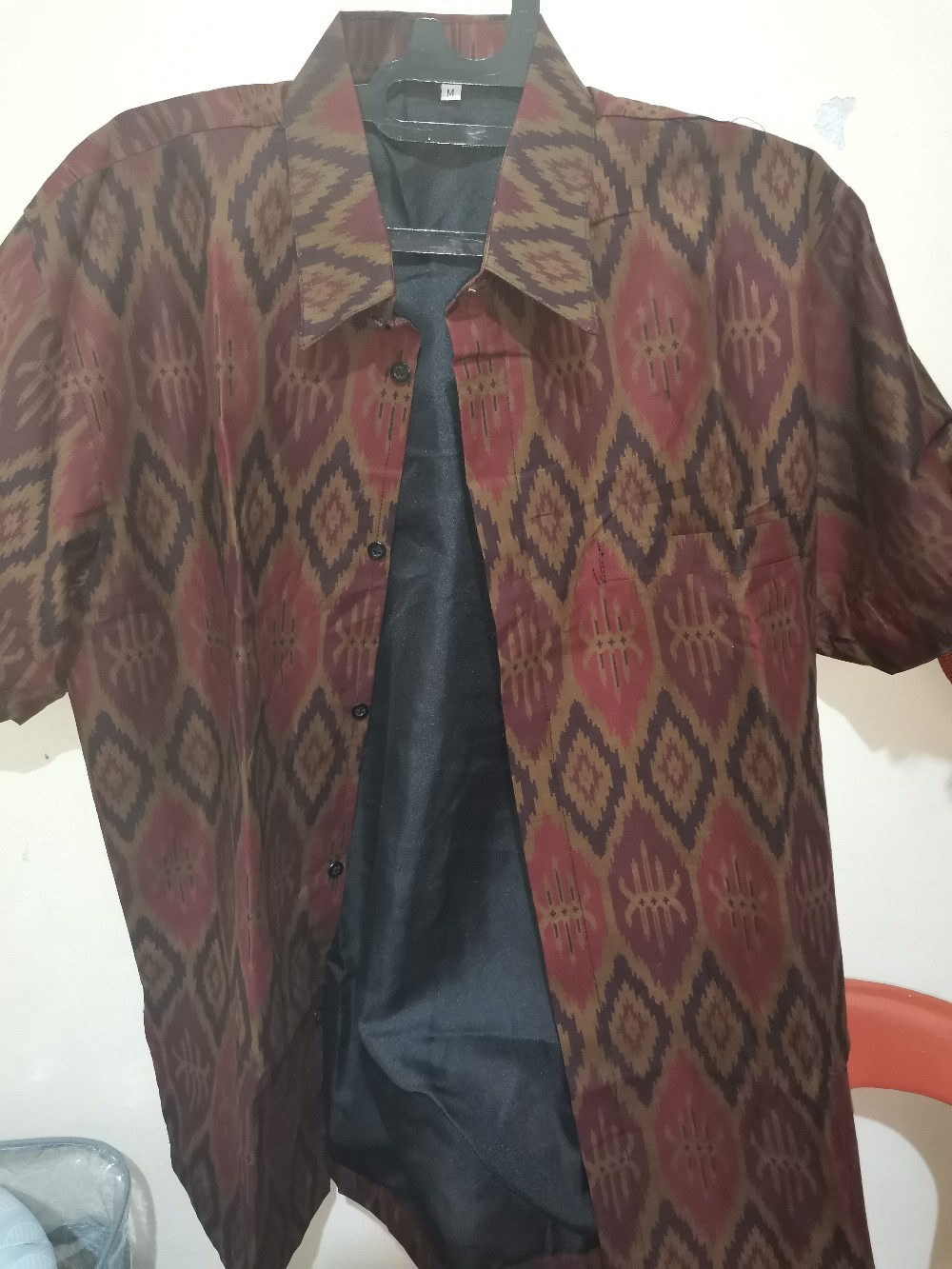 Asmoro Pendek Kemeja Batik Pria Full Furing Bahan Katun Halus Primisima