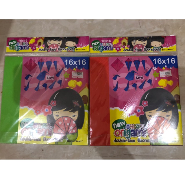 

Kertas Lipat Origami Double Face bolak balik