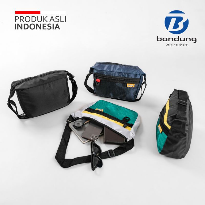 COD - Tas Salempang Pria Selempang Slingbag Distro Original Termurah Promo Diskon Model Perahu Tourer Shoulder Bag