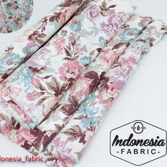 ➱ [Toko Kain Grosir] Kain Gamis Kain Katun Jepang ori Tokai motif Sunrise ♠