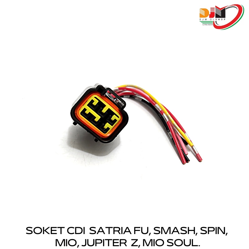 Soket Kabel CDI Smash Satria FU150 PNP Mio Jupiter Z