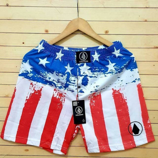 BEST SELLER 1 - BOXER PRIA WANITA| CELANA DALAM PENDEK KOLOR BOXSER PANTAI BAHAN KATUN BOKSER DISTRO SURFING PREMIUM PANTAI SANTAI RENANG COWOK PRIA WANITA CEWEK LAKI LAKI COWO PEREMPUAN REMAJA DEWASA-America
