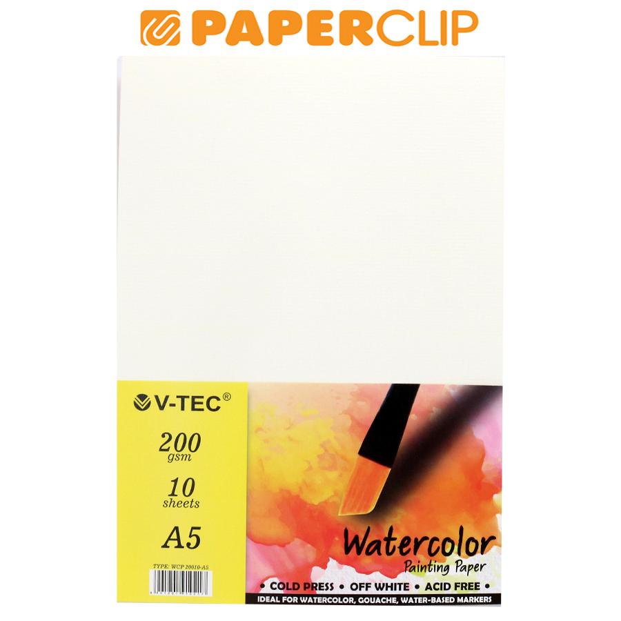 

WATERCOLOR PAPER V-TEC 20010 A5 200GSM 10S