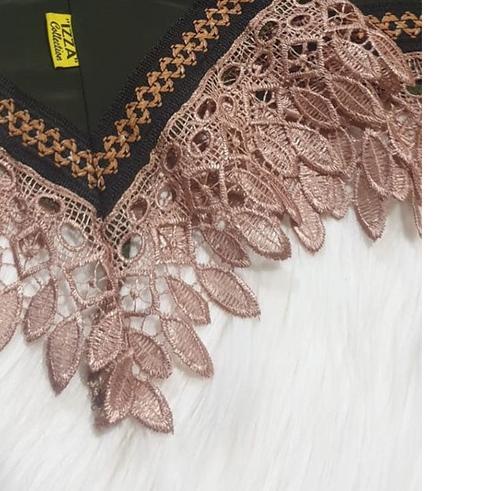 HIJAB JERSEY IZZA BERGO INSTAN RENDA ZIG-ZAG PED POLOS