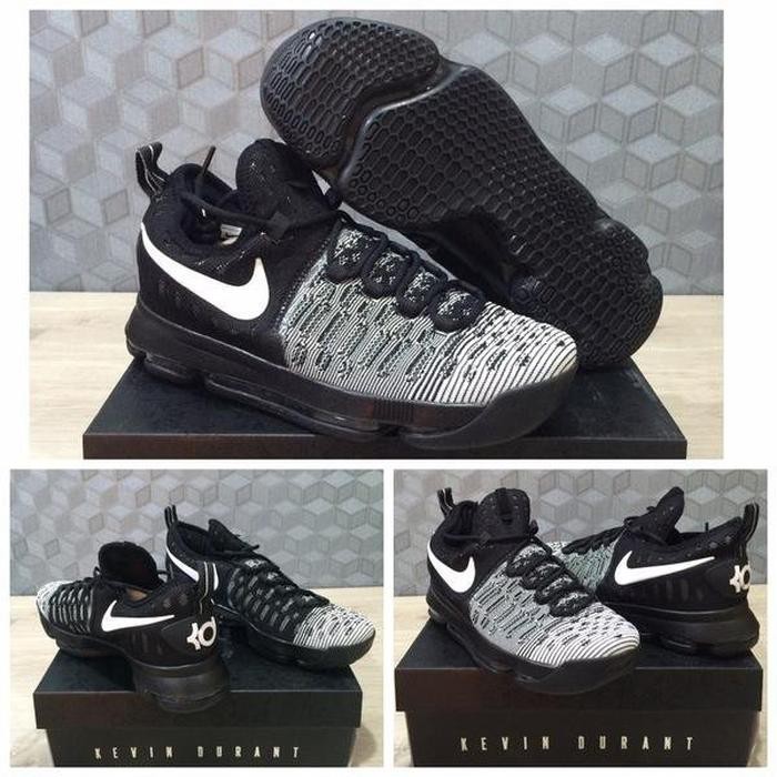 Dijual Sepatu Basket Nike Kevin Durant Kd 9 Ix Oreo / Kobe / Lebron / Curry Diskon