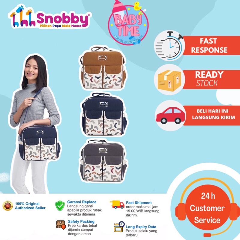 Snobby Tas Bayi Medium &amp; Small Saku Print Artsy Series - TPT 5872 &amp; TPT 5873