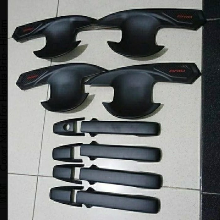 New  Cover handle+outer hitam HONDA BRIO