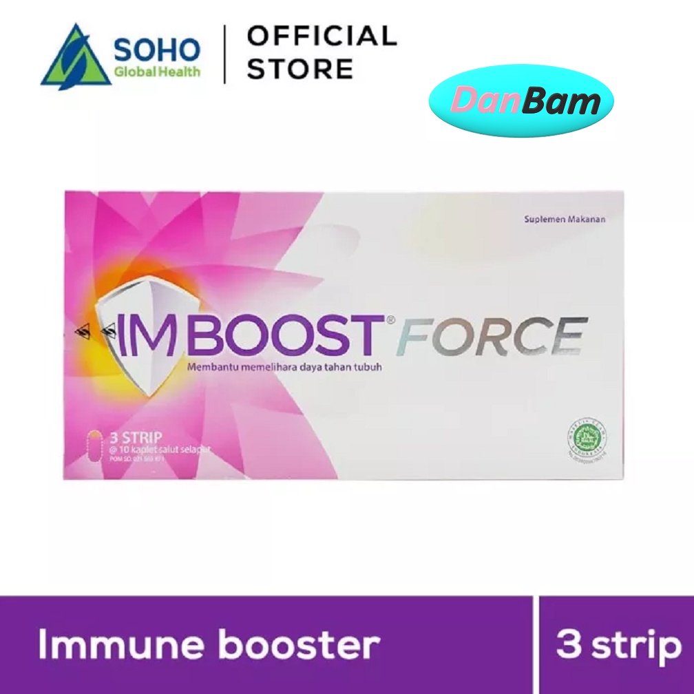 Imboost Force Suplemen Daya Tahan Tubuh - 3 Strip 10 @Tablet